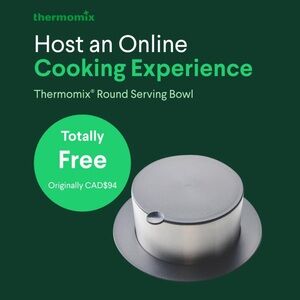 Thermomix Round Serving Bowl (2.2L/2.3 Quarts) New In Box